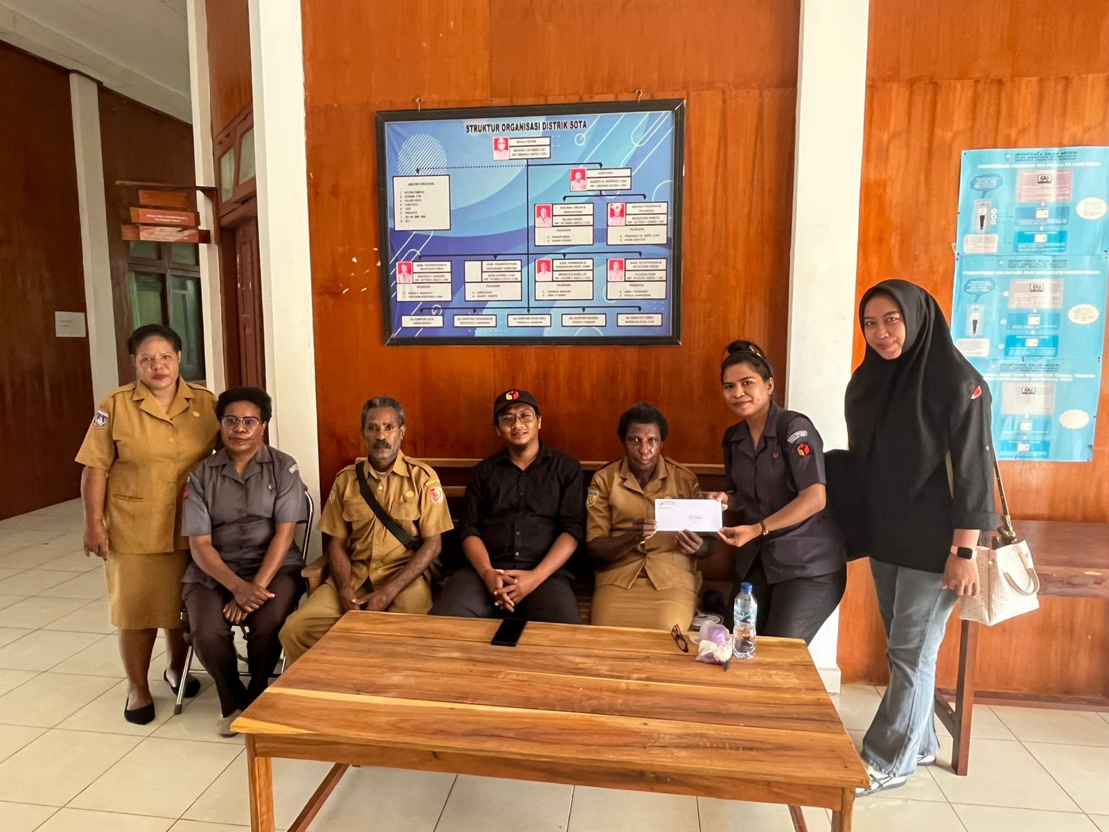 Kordiv P2H Bawaslu Merauke bersama staff lakukan uji petik di Distrik Sota