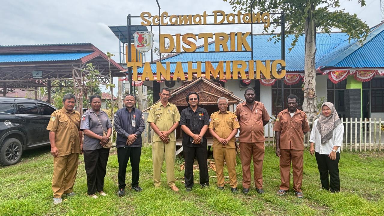 Pengawasan Berjalan Lancar, Bawaslu Merauke Lakukan Uji Petik di Tanah Miring