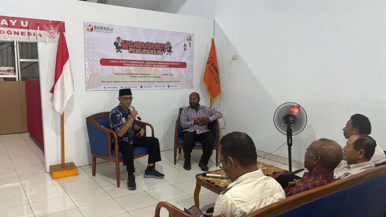 Mengisi Ramadan dengan Pengawasan, Badan Pengawas Pemilihan Umum Merauke Perkuat Partisipasi Publik Lewat Ngabuburit