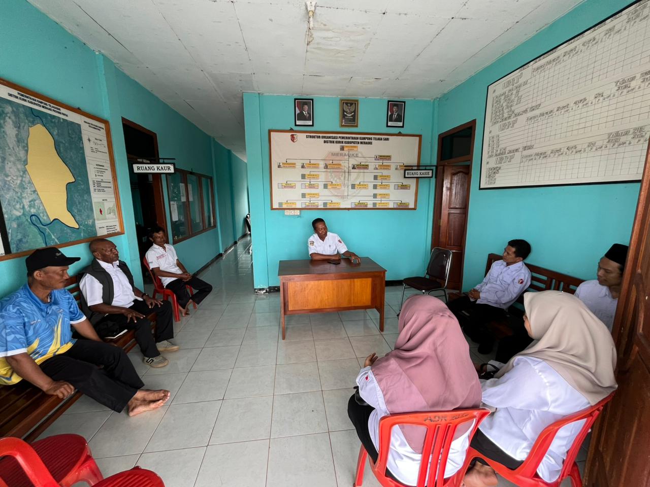 Perkuat Pengawasan, Bawaslu Merauke Laksanakan Konsolidasi Demokrasi dan Uji Petik di Kampung Telagasari