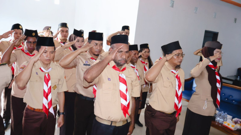 Penghormatan kepada Bendera Merah Putih