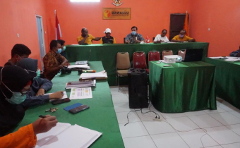 RAPAT KOORDINASI DIVISI PENANGANAN PELANGGARAN BAWASLU KABUPATEN MERAUKE BERSAMA KOORDINATOR DIVISI PENANGANAN PELANGGARAN BAWASLU PROVINSI PAPUA