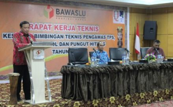 KETUA BAWASLU RI : PUNCAK SEMUA TAHAPAN PEMILU 2019 YAITU SAAT PUNGUT HITUNG DI TPS