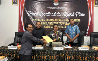 Pleno Rekapitulasi Pemutakhiran Data Pemilih Berkelanjutan (PDPB) Triwulan IV Tahun 2025. Senin 8/12/2025